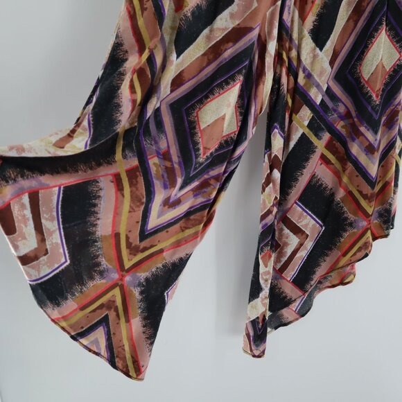 Free People Miranda Angular Pants Womens S Relaxed Eclectic Unique Festival Boho - Picture 11 of 11
